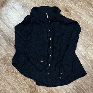 Free people lightweight button down
